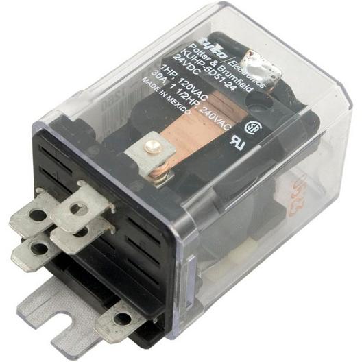 Potter  Brumfield  Ice Cube Style Power Relay SPDT 5-Pin 24VDC Coil 30A