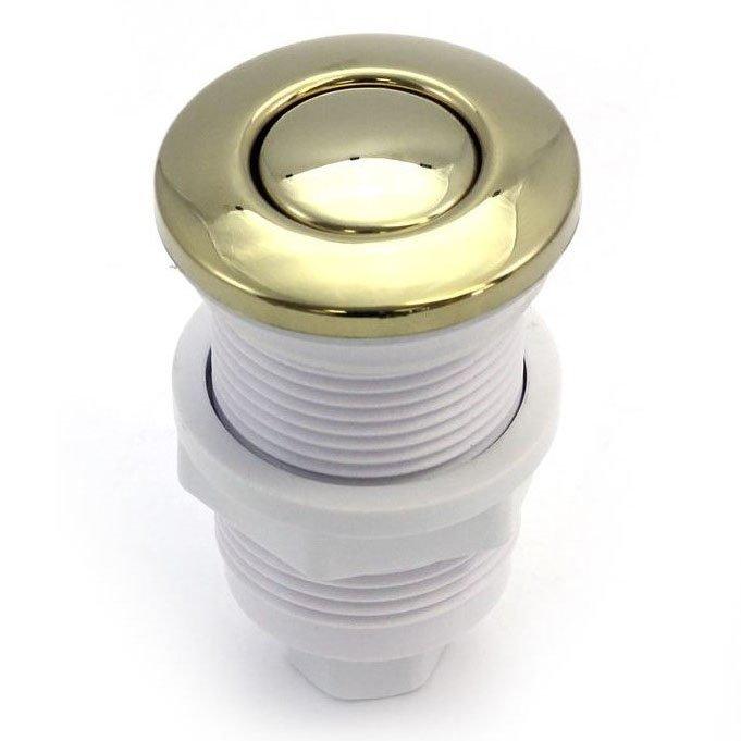 CMP  Air Button Slim Series Spa  Bath Brass
