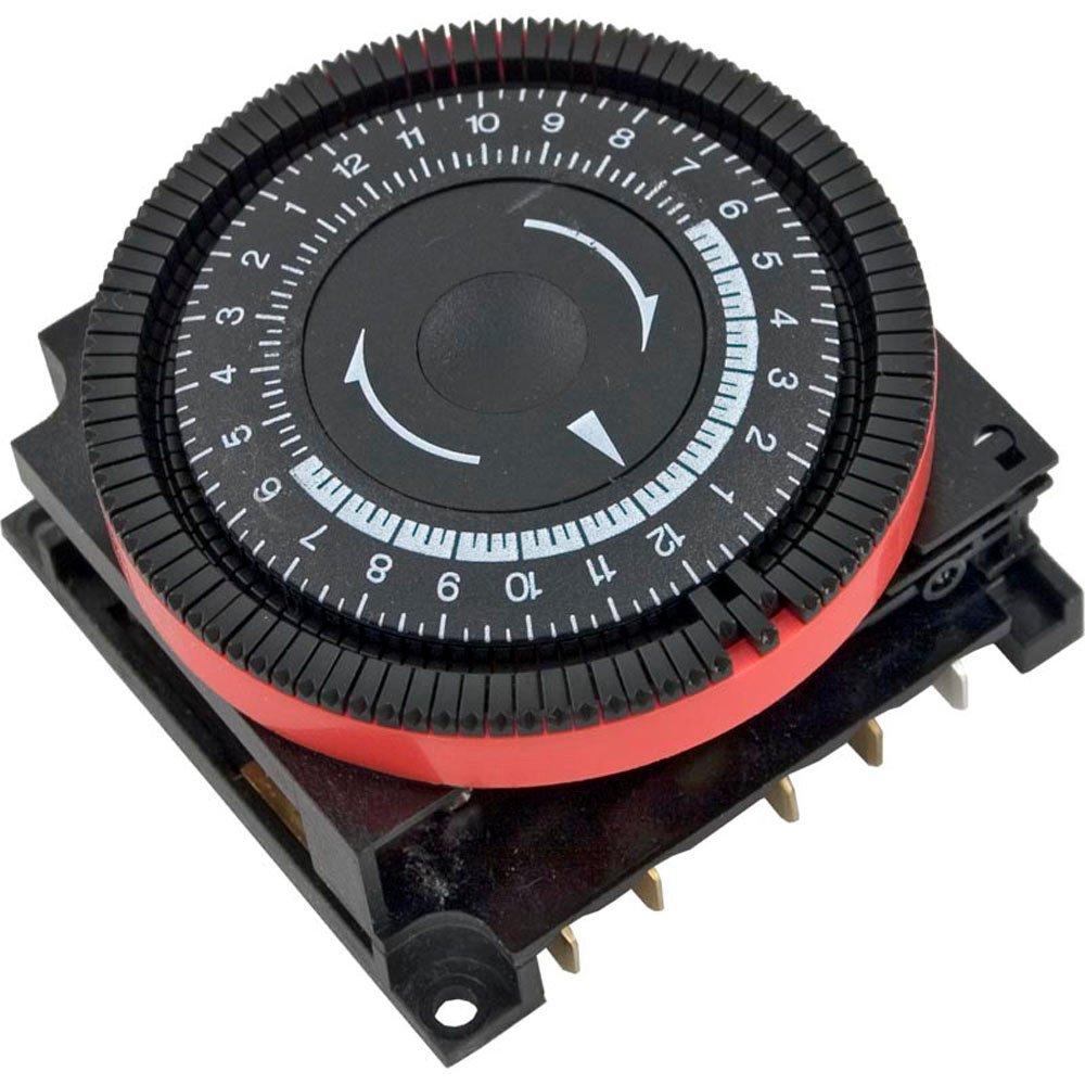Diehl  24 hr Spa Timer SPDT 120V 5-Term Red Panel Mount