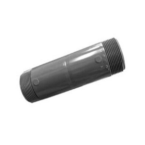 1 in. x 6 in. Threaded Nipple Schedule 80 Gray