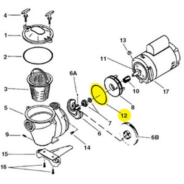 Purex O-Ring for AH Series Pool Pump