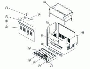 Pentair - Door, Pentair Minimax CH/Minimax Plus 400, Millivolt