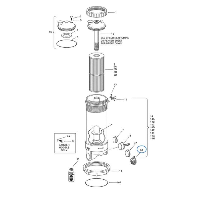 Pentair - By-pass assy. 1-1/2" low flow