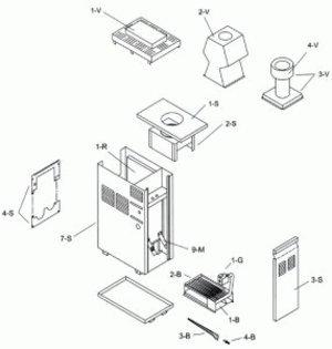 Raypak - Door Assembly for Raypak 153A Pool Heater