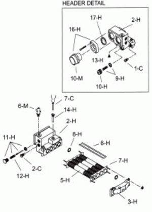 Raypak - Heat Exchange Assy. Bronze