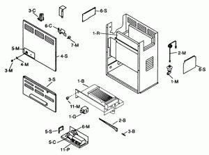 Raypak - Door Assembly for Raypak 105A Pool Heater