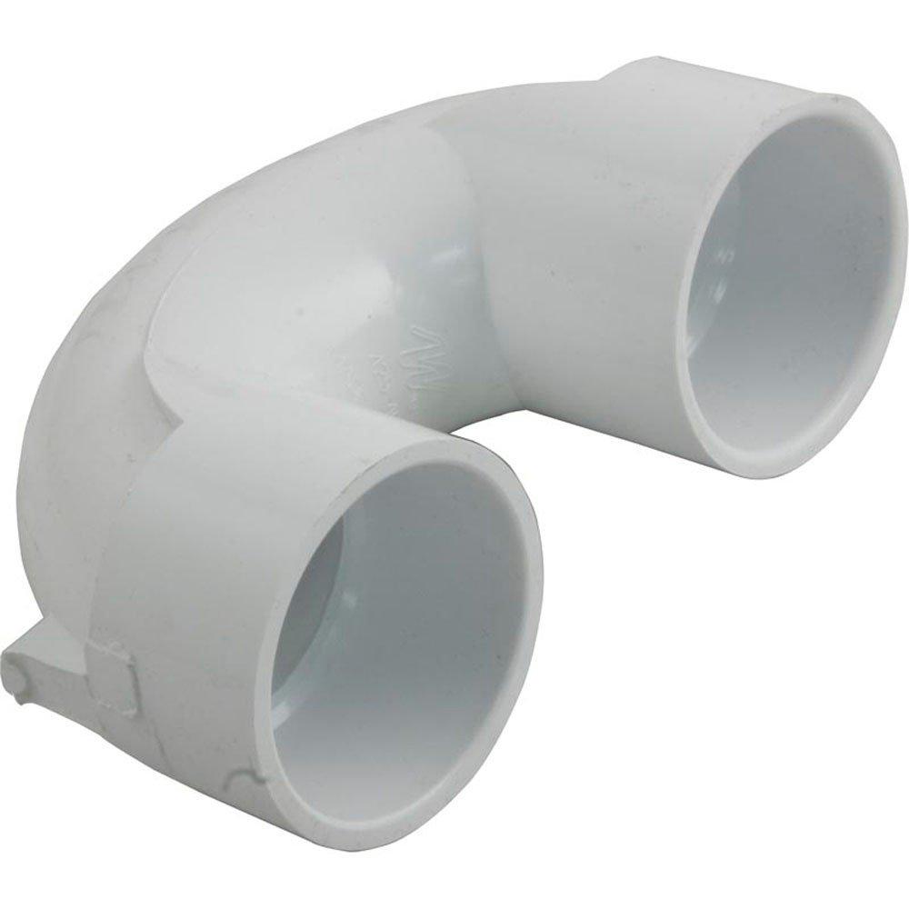 Spa Components  PVC Sweep 180 Degree U-Bend Coupling 2in X 2in Slip Socket