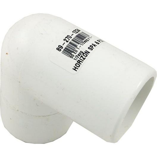 Spa Components  PVC 90 Degree Elbow 1.5in X 1.5in Slip Spigot