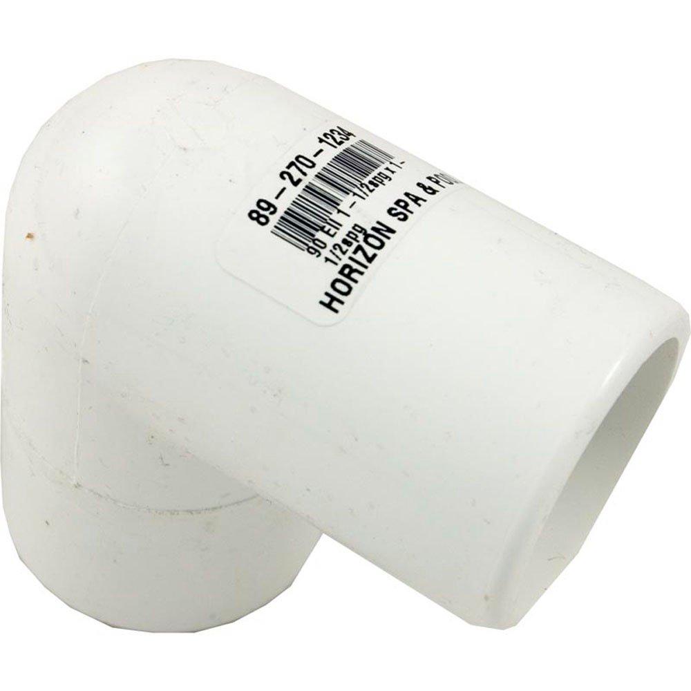 Spa Components  PVC 90 Degree Elbow 1.5in X 1.5in Slip Spigot