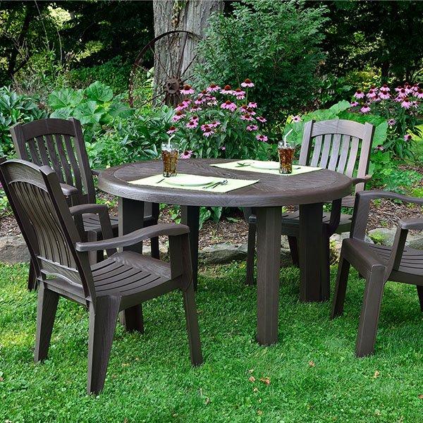 Brentwood Resin 48 Inch Round Table