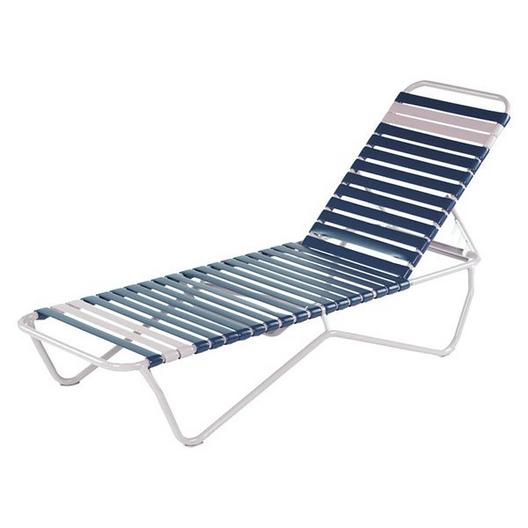 Economy Commercial Grade Vinyl Strap Chaise Lounges