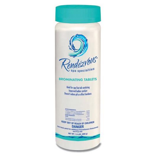 Rendezvous  Spa Bromine Tablets  Hot Tub Sanitizer  1.5lbs