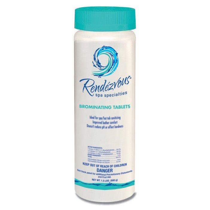 Rendezvous Spa Bromine Tablets Hot Tub Sanitizer 1.5lbs