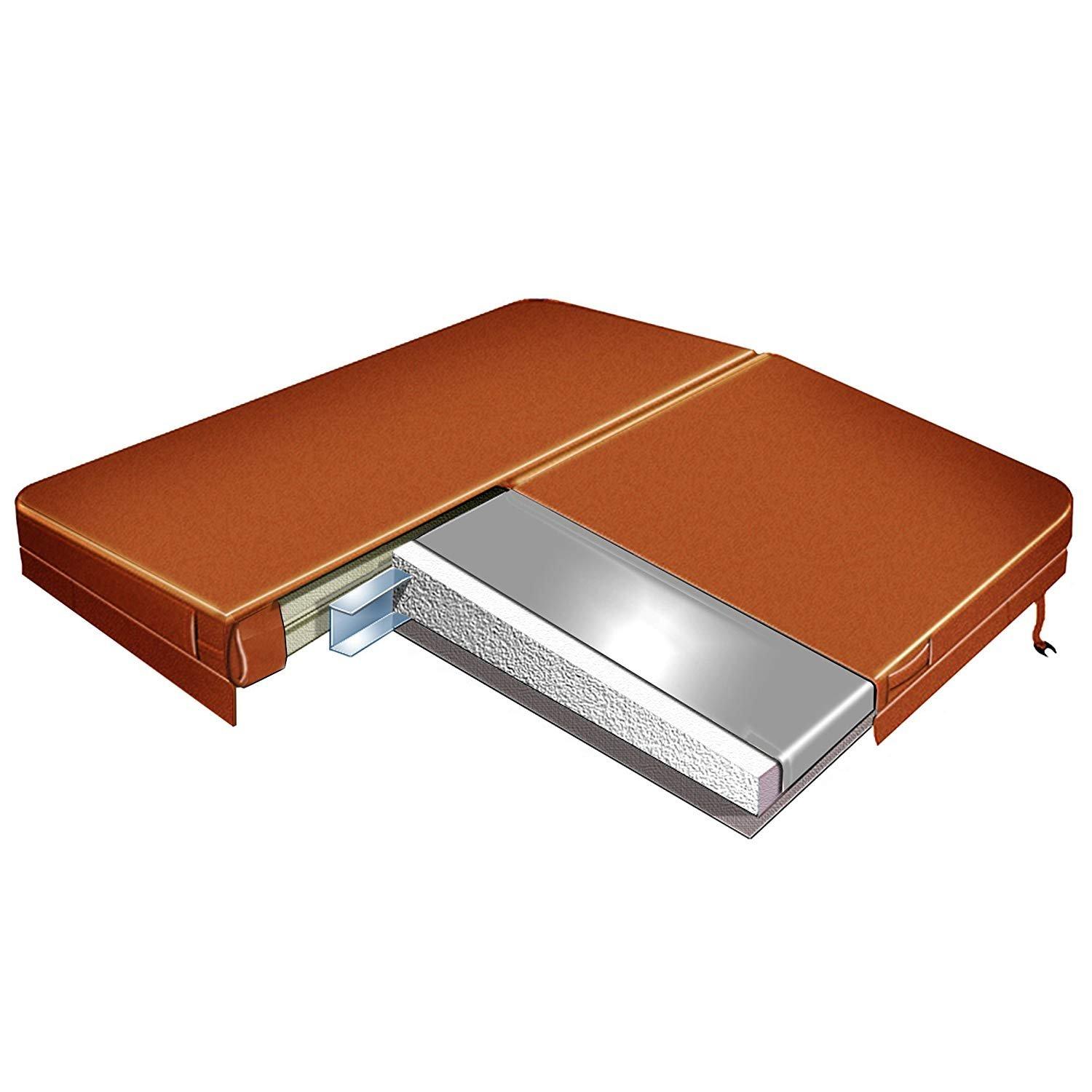 84" x 91" Hot Tub Cover, Charcoal