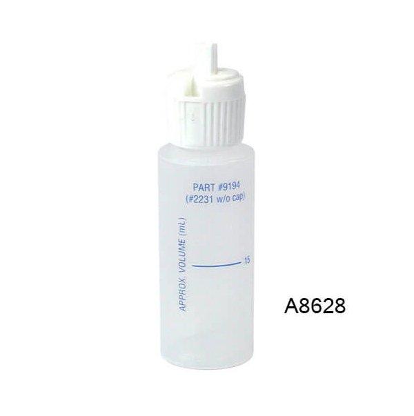 1 oz Bottle calibrated (15 mL w dispenser cap for CYA  9194