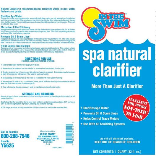 In The Swim  Spa Natural Clarifier 1 qt