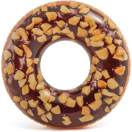 Intex  Nutty Chocolate Donut Inflatable Pool Float