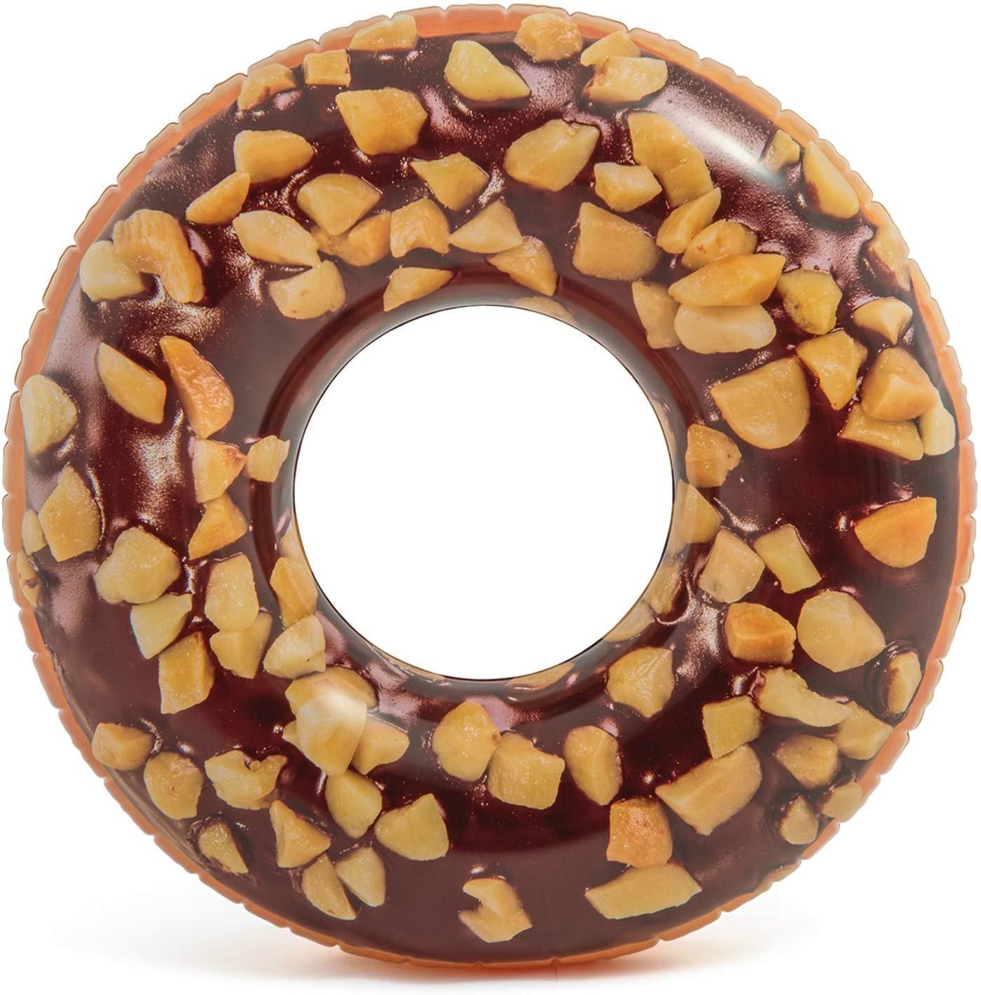 Intex  Nutty Chocolate Donut Inflatable Pool Float