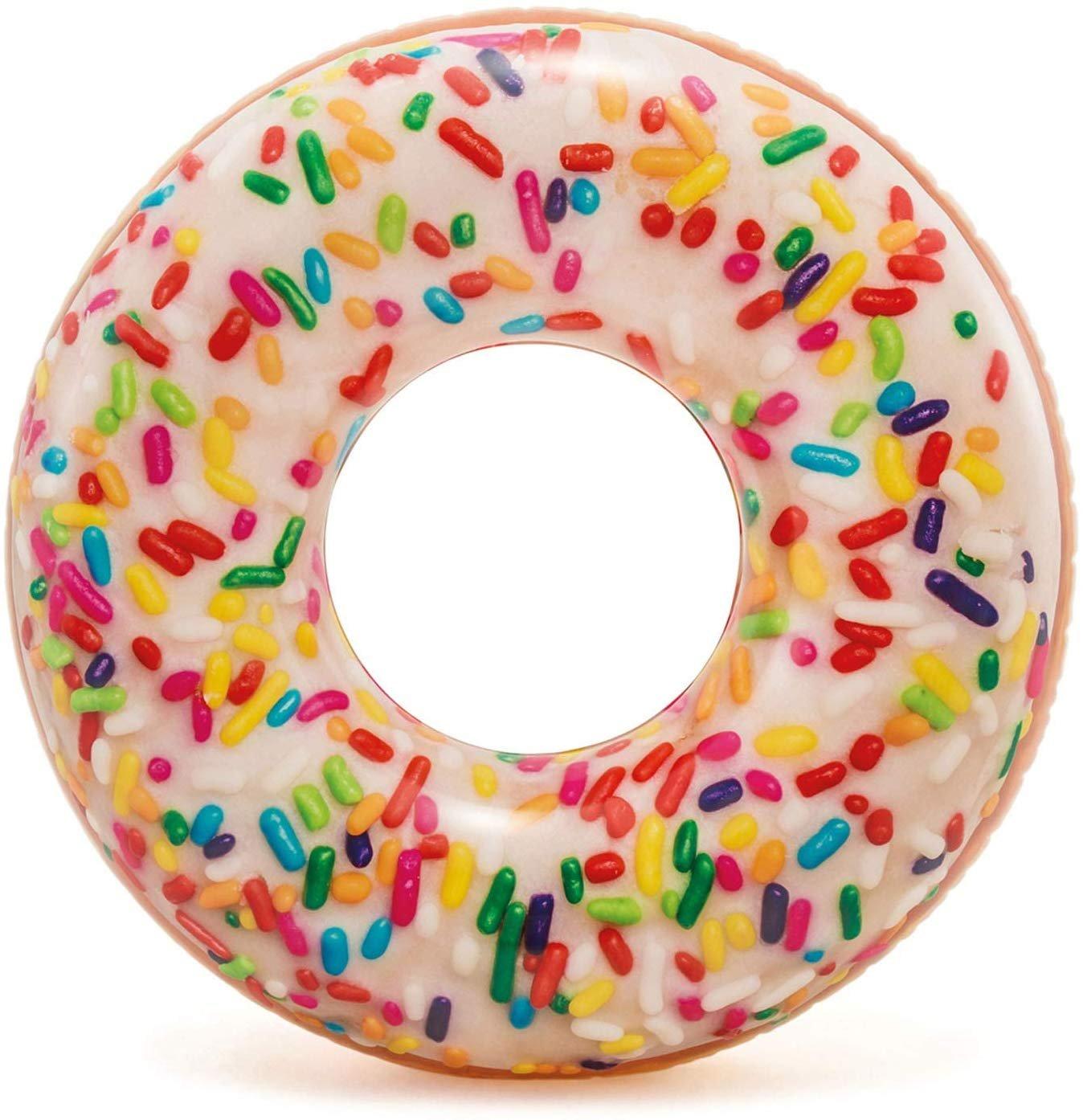 Intex  Rainbow Sprinkle Donut Tube Pool Float