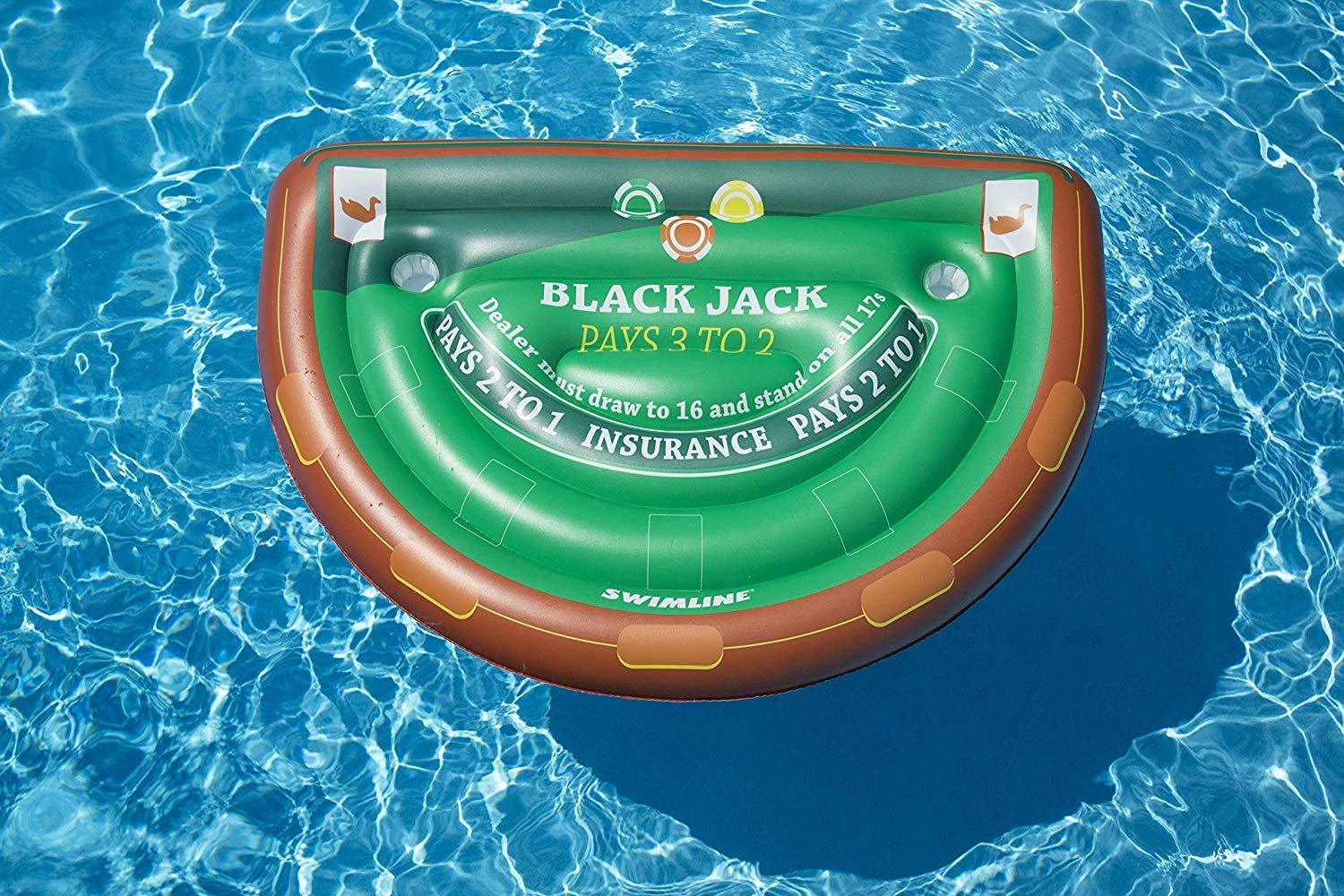 Swimline  Blackjack Table with Waterproof Cards
