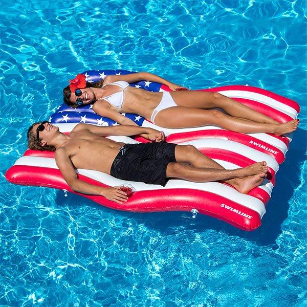 Swimline  American Waving Flag Pool Mat Set