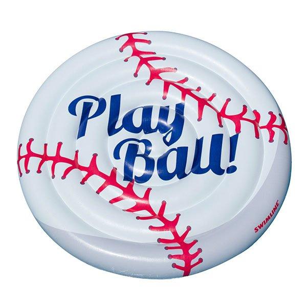 Swimline Baseball Island Inflatable Pool Float Fun Inflatable Floats