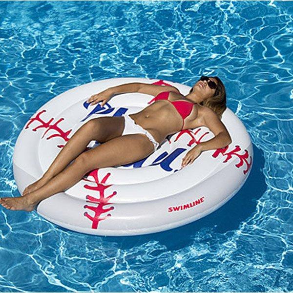 Swimline  Baseball Island Pool Float