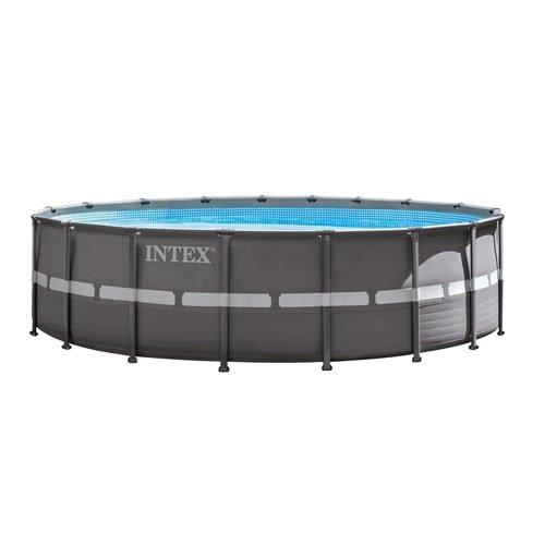 Intex  Ultra Frame 18 x 52 Round Metal Frame Above Ground Pool Package