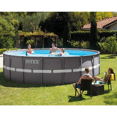 Soft-Sided Metal Frame above ground pool