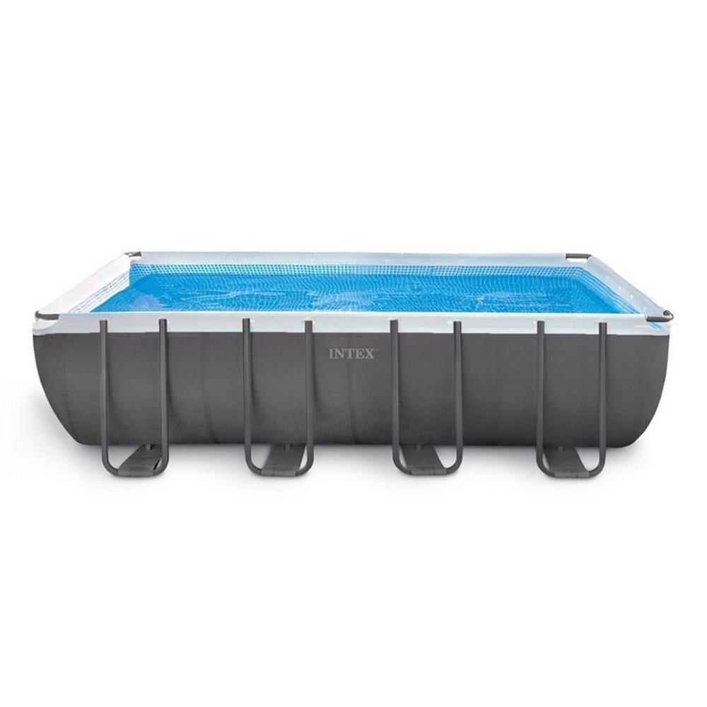 Intex - Ultra Frame 9' x 18' Rectangle Above Ground Pool Package
