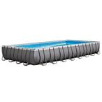 Intex  Ultra Frame 16 x 32 Rectangle Metal Frame Above Ground Pool Package