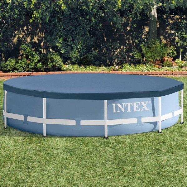 Intex Above Pool Cover for 10ft Round Metal Frame Above Pools | Leslie's Pool Supplies