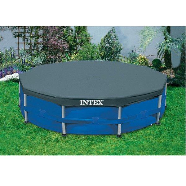 Intex  Above Ground Pool Cover for 10ft Round Metal Frame Above Pools