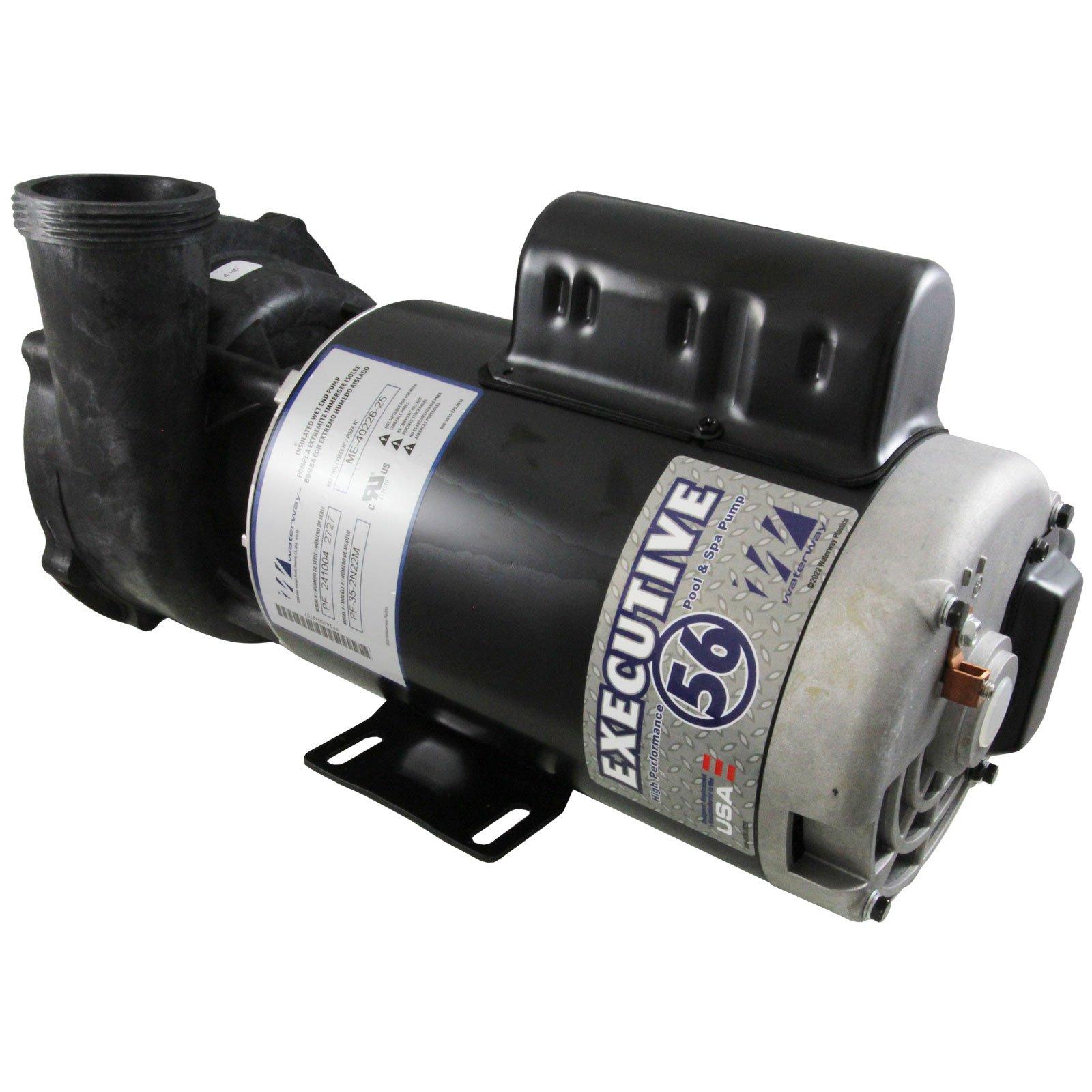 Executive 56 Frame 4 HP 2-Speed Spa Pump, 2-1/2in. Intake, 2in. Discharge, 230V