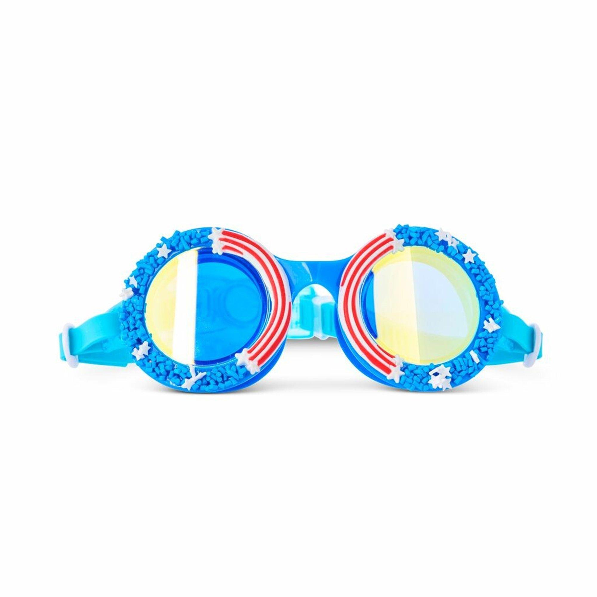 BLING 2.0  Cupcake Special Edition Kids Swim Goggles  Stars Stripes and Sprinkles