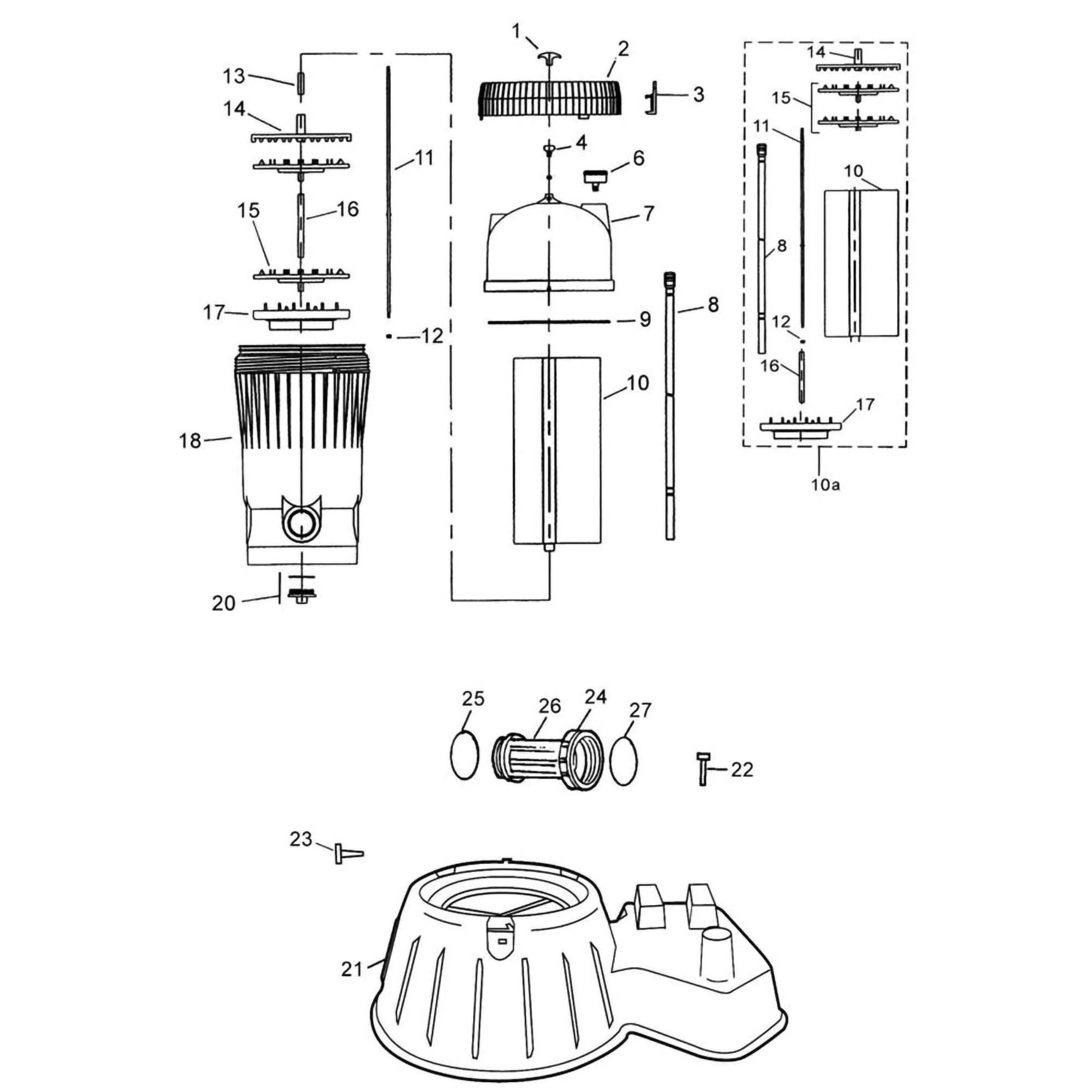 Jacuzzi Avalanche Pool Filter Parts In The Swim