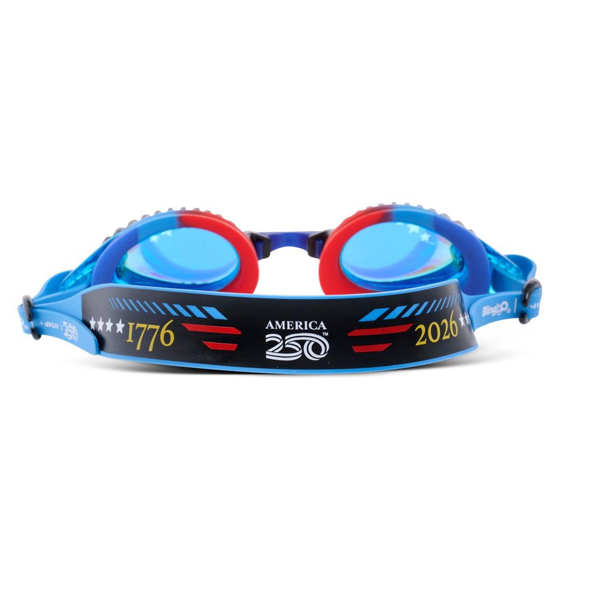 BLING 2.0  Turbo Drive Special Edition Kids Swim Goggles  Finish Line of Freedom