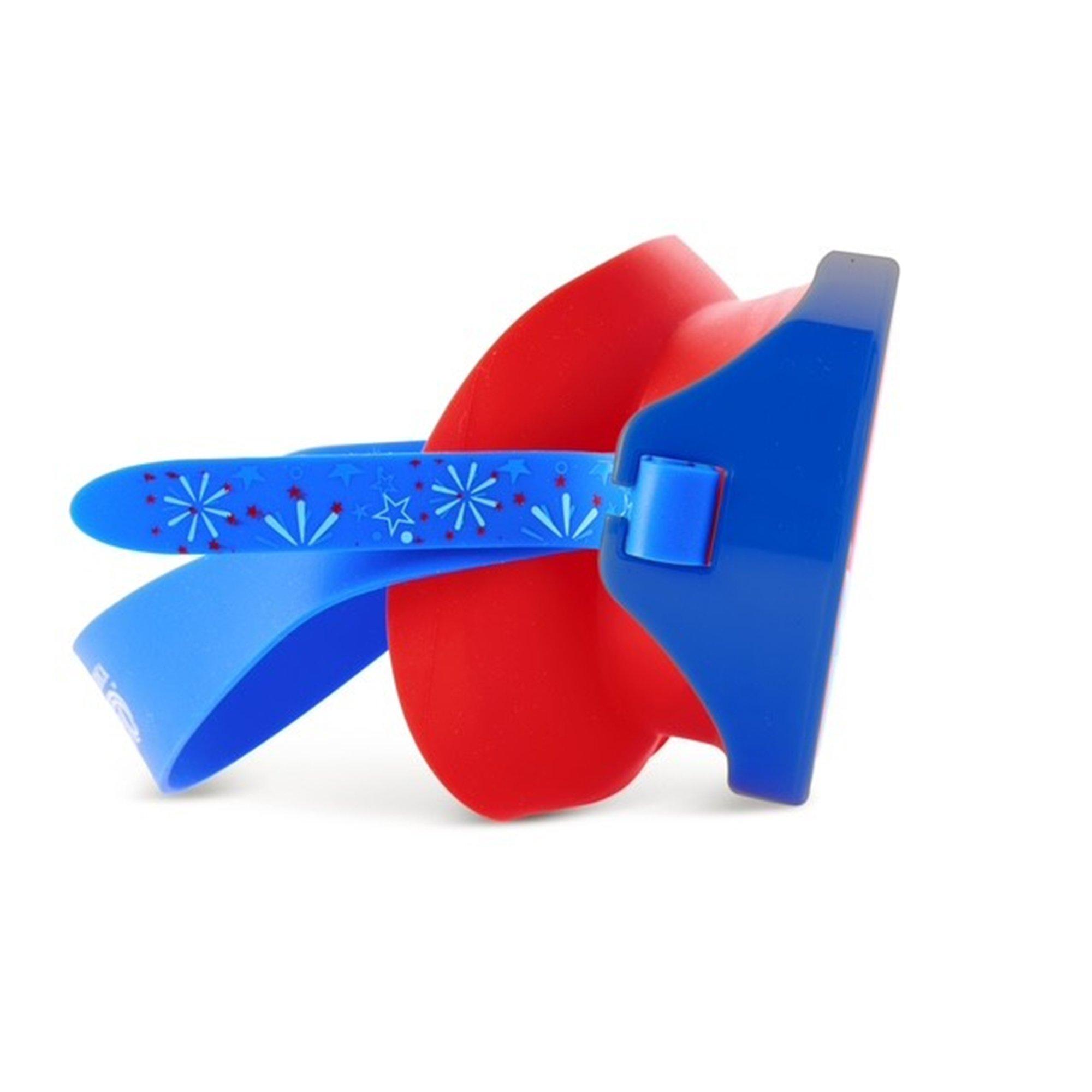 BLING 2.0  Fireworks Special Edition Kids Swim Mask  Bursting Blue