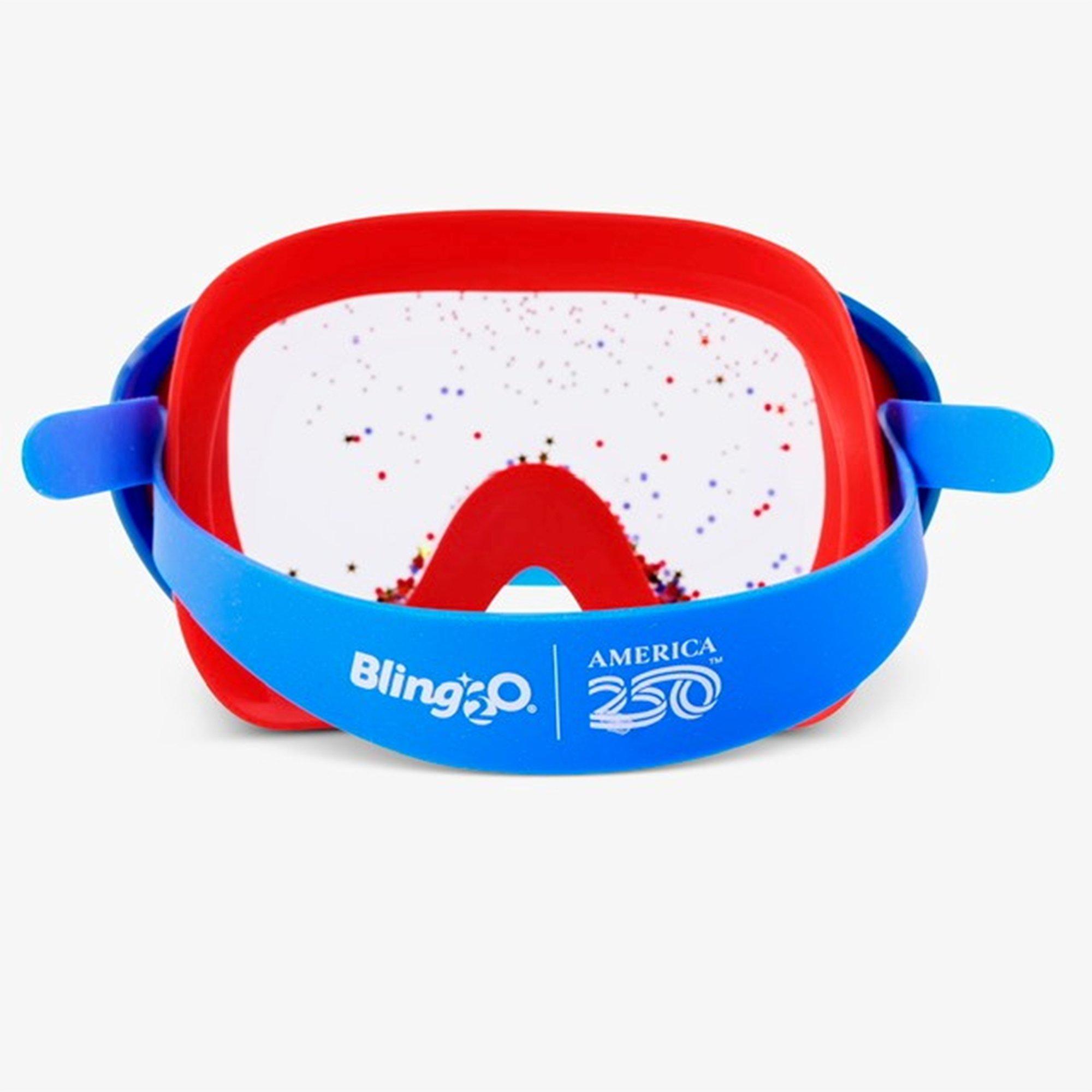 Fireworks Special Edition Kids' Swim Mask - Bursting Blue