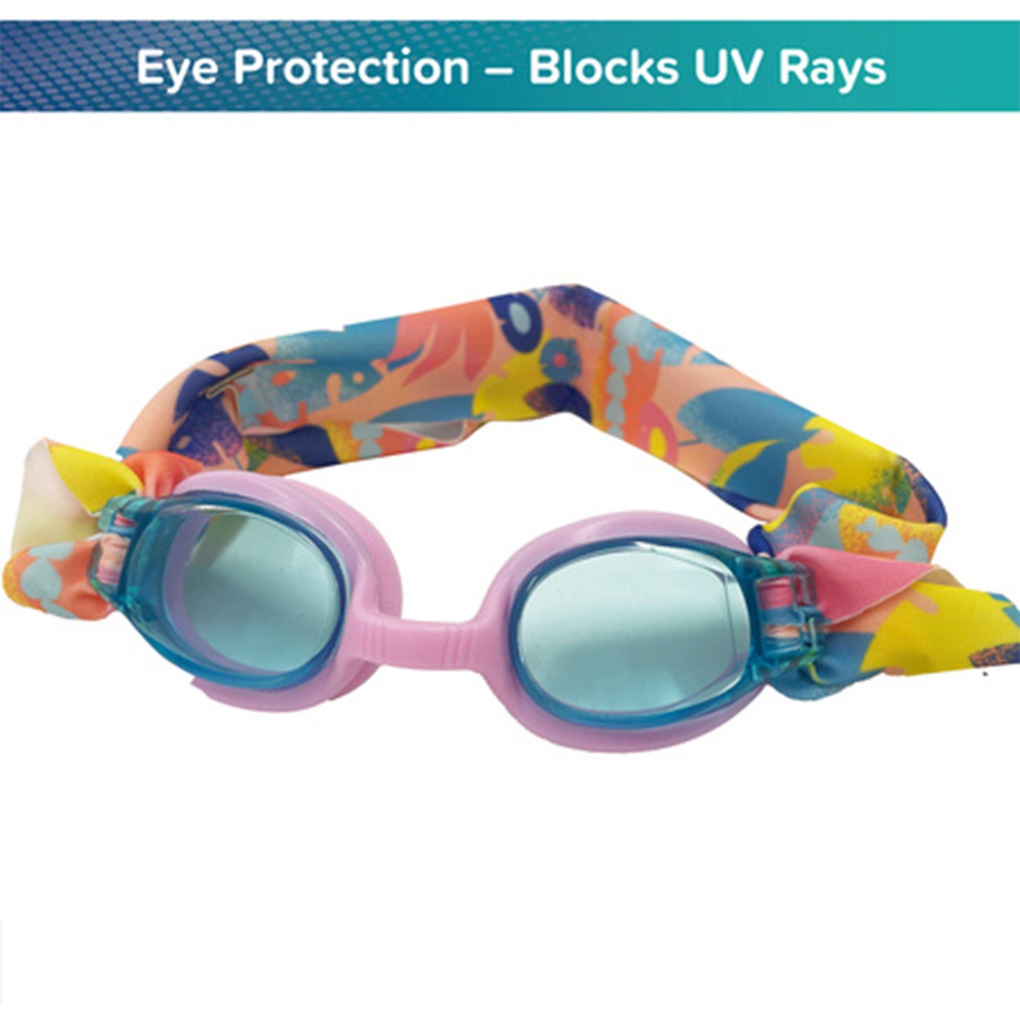 Freestyle Swim Goggle Child  Assorted (Pink  Green)