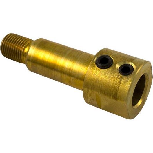 Aladdin Equipment Co  Shaft Coupling for Jacuzzi ULS 3 HP  Bronze Stub Shaft 3.25in x 1in.