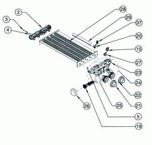 Pentair - Heat Exchanger Only, Model 350