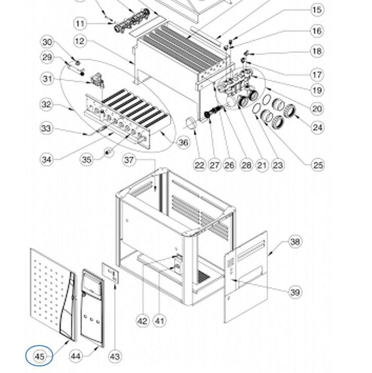 Pentair - Door Left Assembly 250 Nt