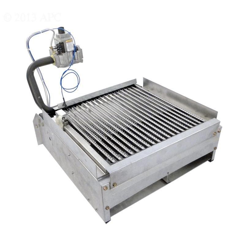 Raypak  Burner Tray with Valve Lid Propane 265