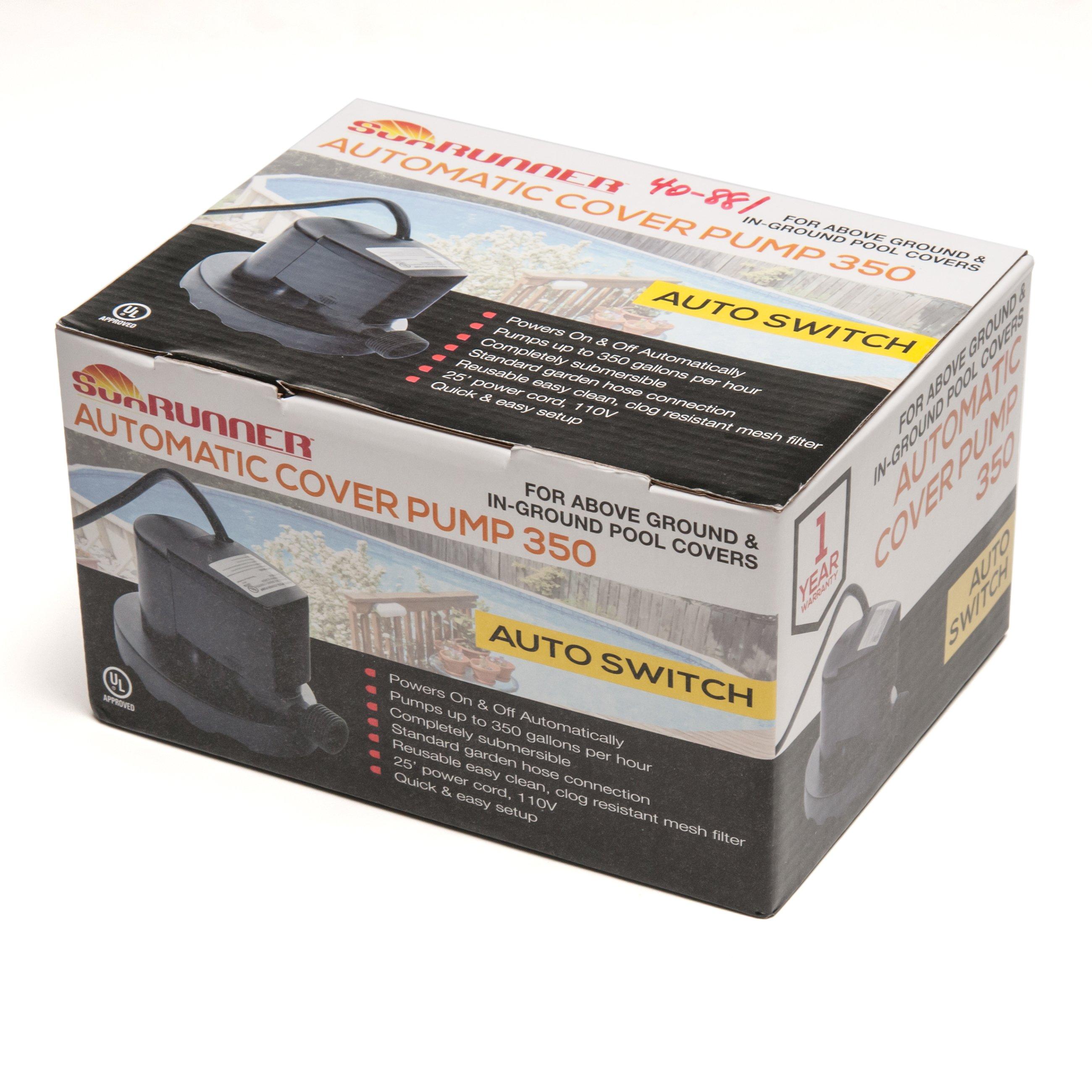 SunRunner  Automatic Pool Cover Pump 350 GPH