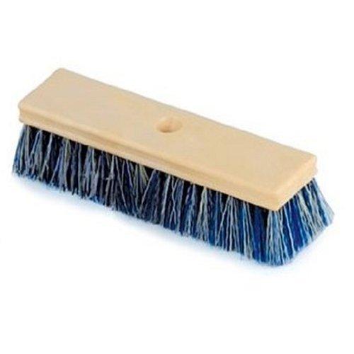 Pentair  10 in Blue  White Crimped Bristle Deck  Tile Brush