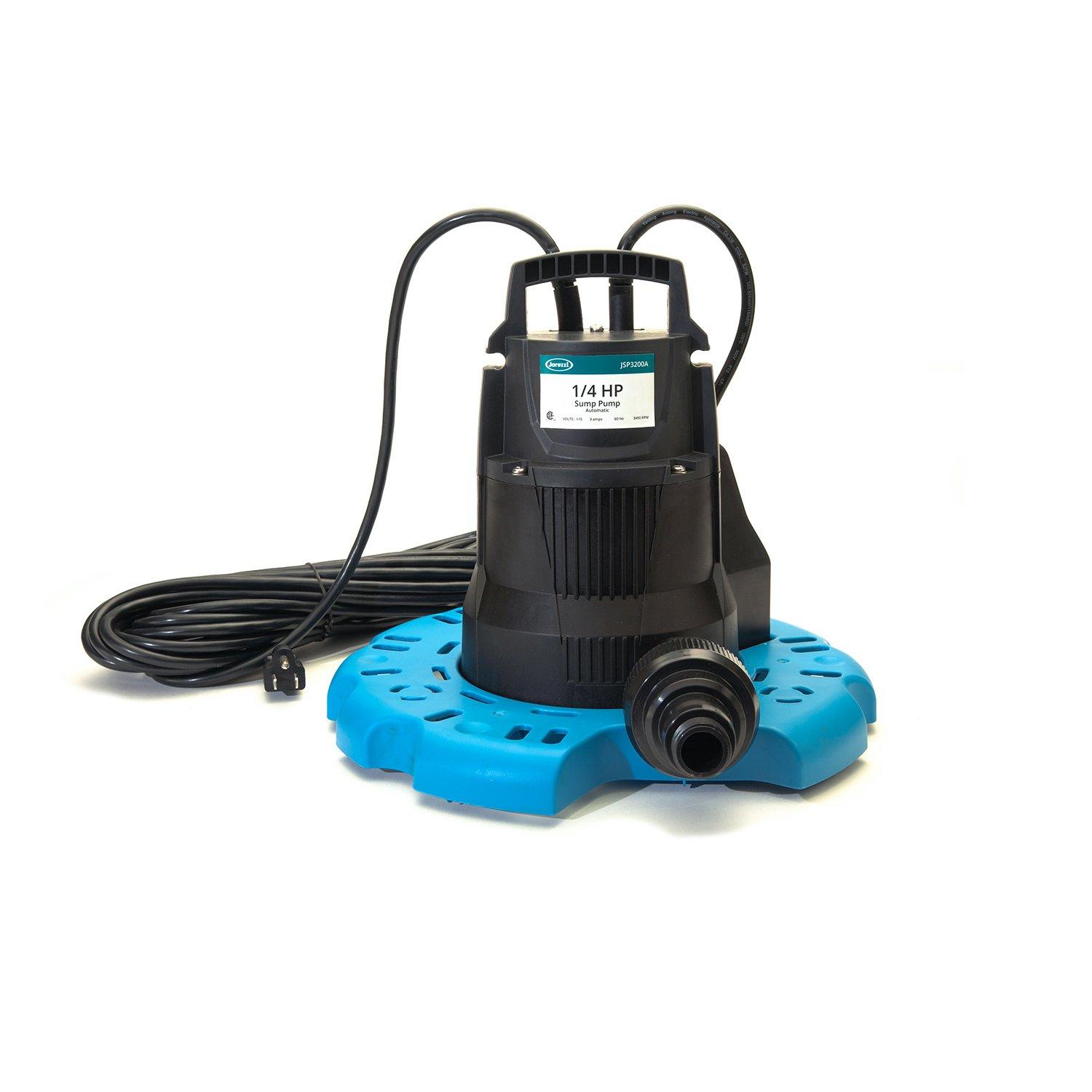 sump pump to winterize a hot tub