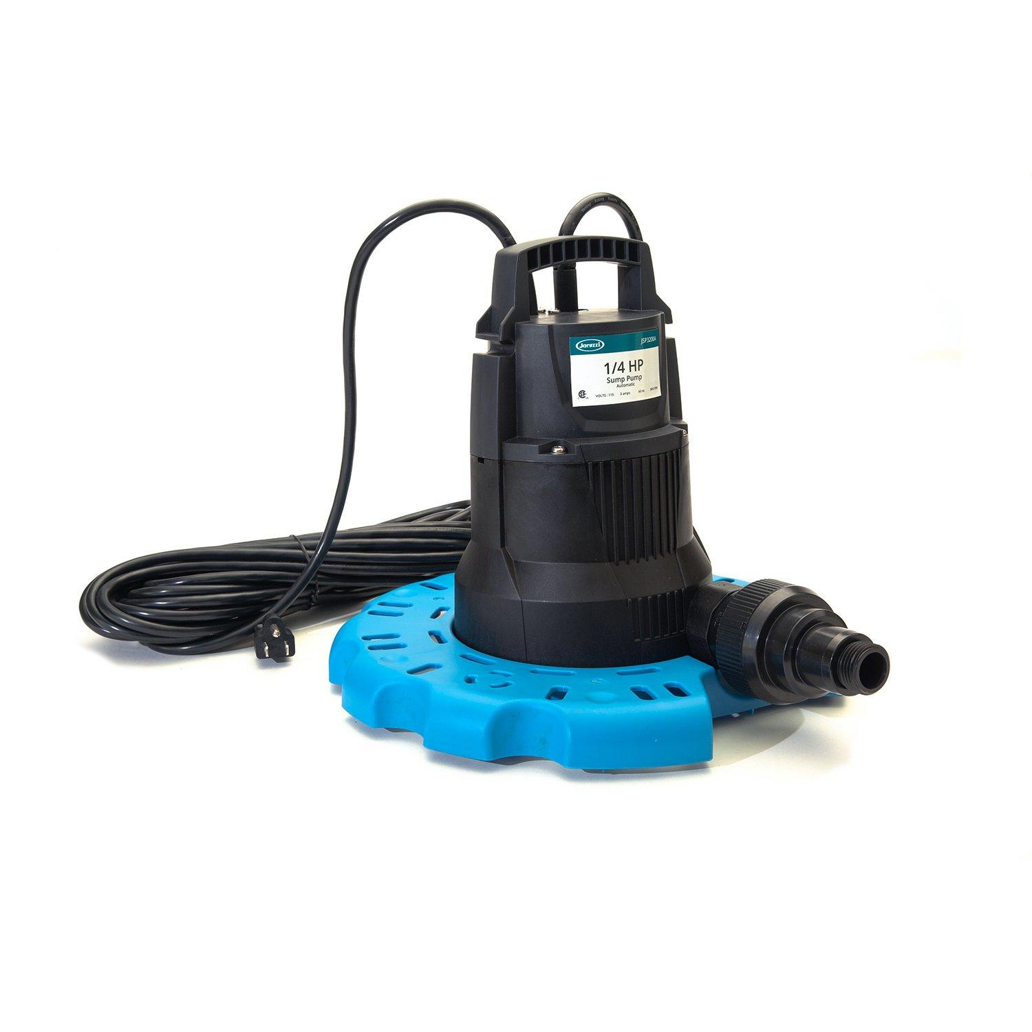 use a submersible pump to drain your hot tub