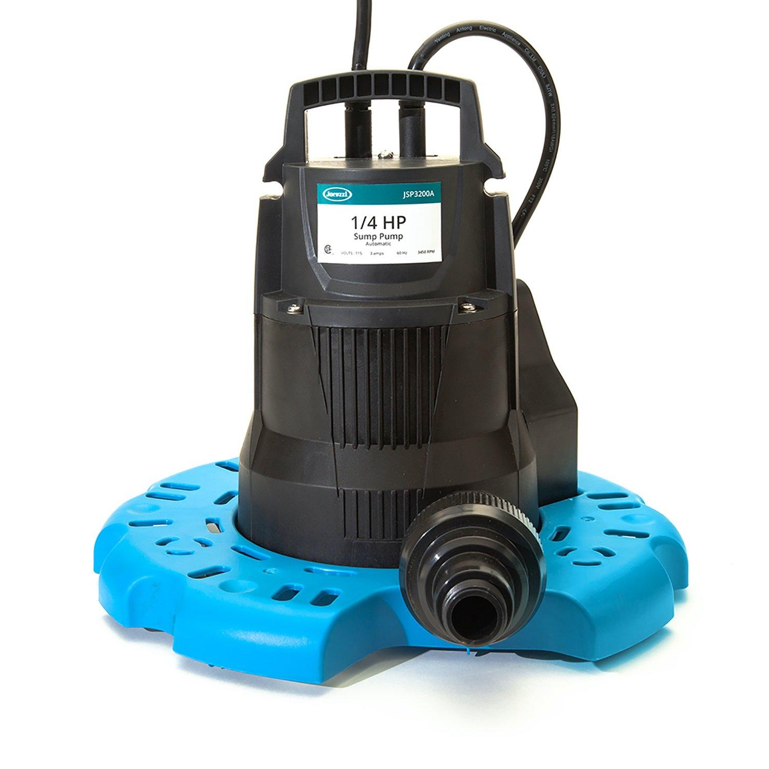 submersible pump for draining a pool