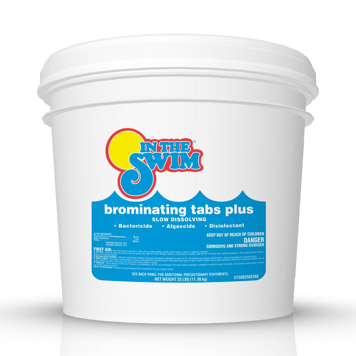 In The Swim 1″ Bromine Tablets – Low Odor, Pre-Stabilized for Pools, Spas